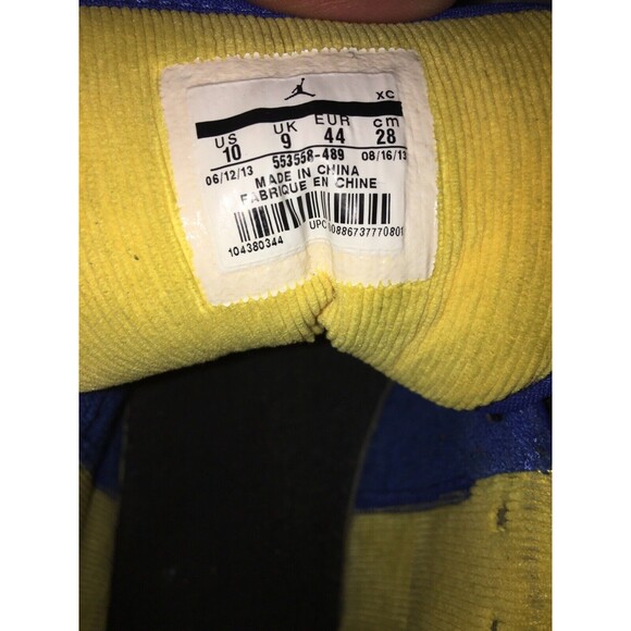 Nike Air Jordan 1 Retro Men's Low Laney Sneakers 553558-489  Shoe US Size 10 - Picture 10 of 11